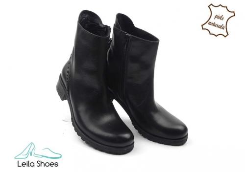 Ghete dama din piele naturala EB-B122NINE 