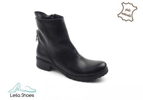 Ghete dama din piele naturala EB-B122NINE 