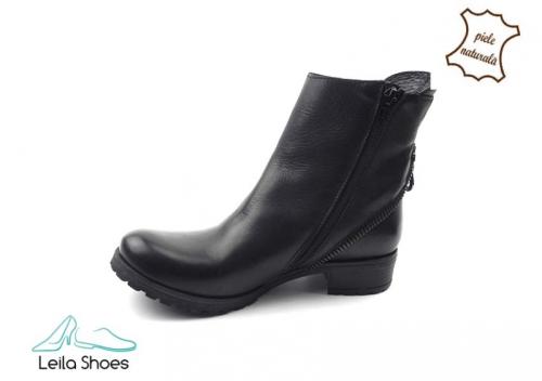 Ghete dama din piele naturala EB-B122NINE 
