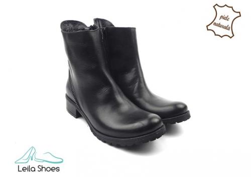 Ghete dama din piele naturala EB-B122NINE 