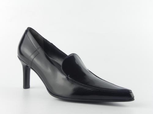 Pantofi din piele naturala lacuita Valleverde 1500-006