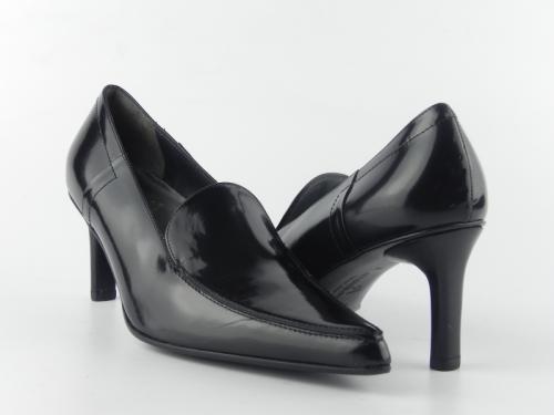 Pantofi din piele naturala lacuita Valleverde 1500-006