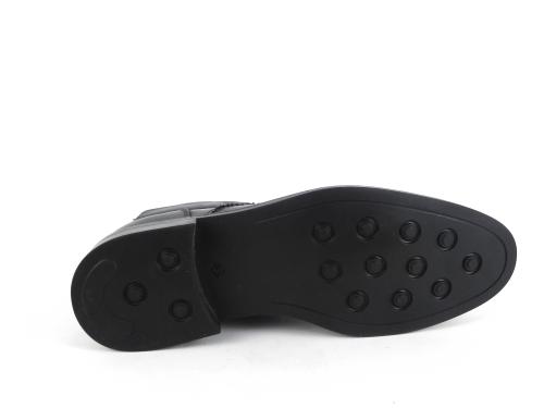 Ghete  albastru inchis piele naturala Franco DAVG007BGR