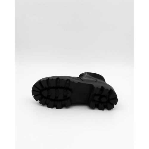 Ghete dama din piele naturala Neowalk negru