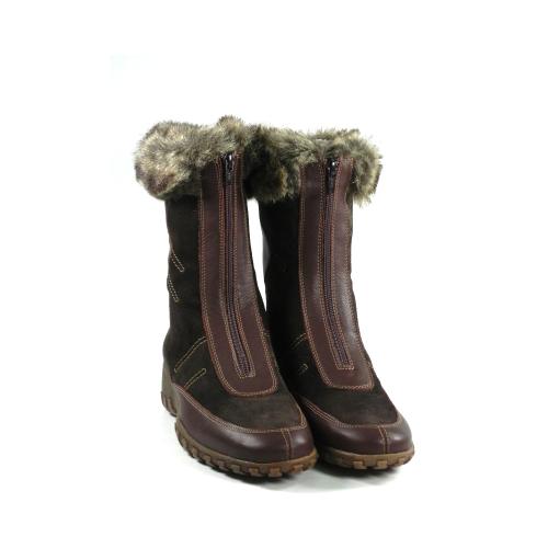 Ghete dama valleverde din piele velur 8525-037