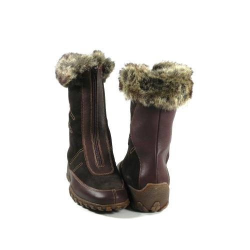 Ghete dama valleverde din piele velur 8525-037