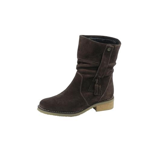 Ghete Dama piele intoarsa maro VALLEVERDE  Hasky