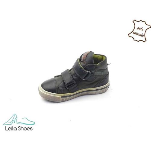 Ghete sport baieti, din piele naturala BAM 512