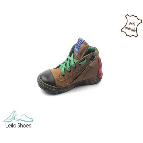 Ghete sport din piele naturala BAM 508