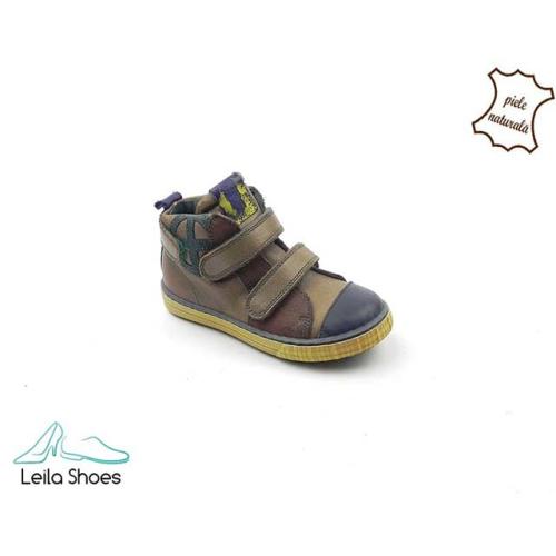 Ghete sport din piele naturala BAM 509