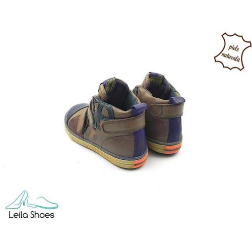 Ghete sport din piele naturala BAM 509