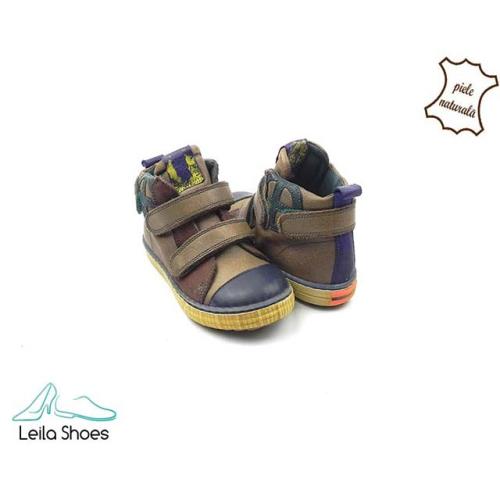 Ghete sport din piele naturala BAM 509