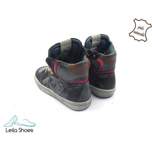 Ghete sport din piele naturala BAM 514