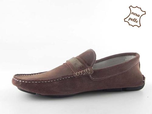 Mocasini din piele intoarsa MOK 17 