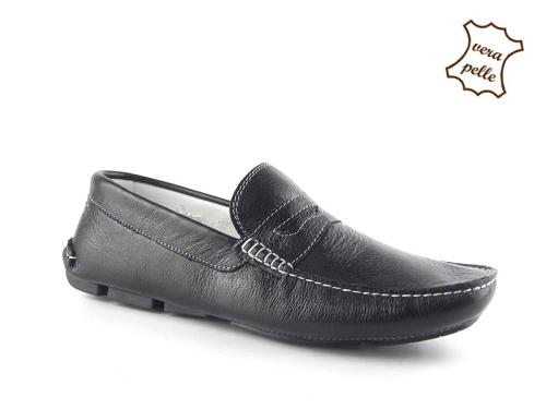 Mocasini din piele naturala MOK 62 