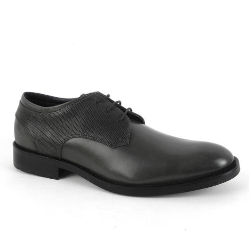 pantofi barbati gri piele naturala brenani DAV3GR
