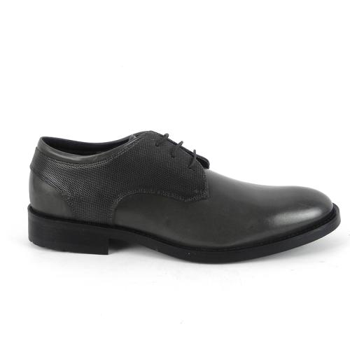 pantofi barbati gri piele naturala brenani DAV3GR