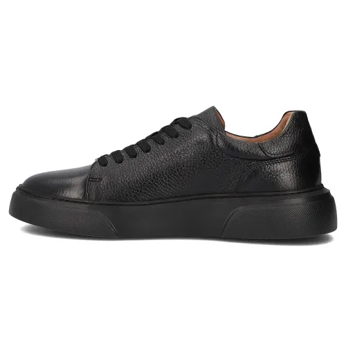 Pantofi barbati casual Negri din Piele naturala Marco