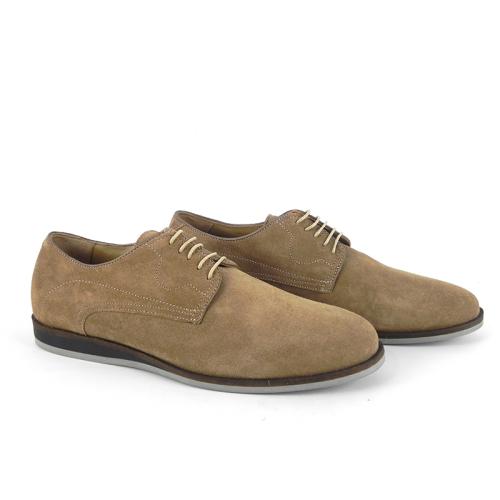 Pantofi barbati din piele intoarsa maro deschis Roberto DAV4VMD