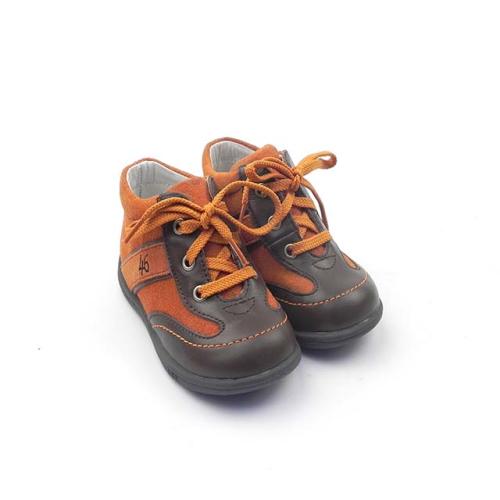 Pantofi casual BAM 536 maro-portocaliu