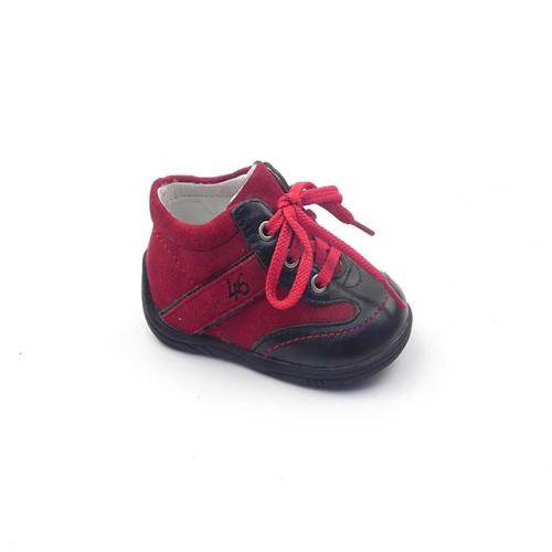 Pantofi casual baieti BAM 537, rosu-negru