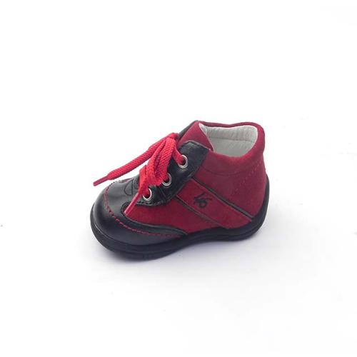 Pantofi casual baieti BAM 537, rosu-negru