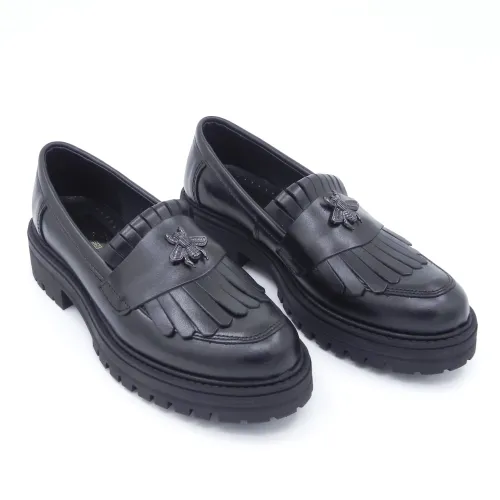Pantofi dama casual Negri din Piele naturala Beea