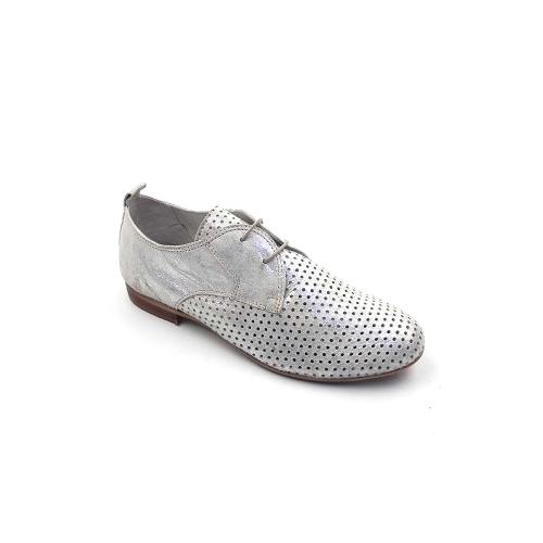 Pantofi dama casual Arginti din piele naturala Chloe Z76/B109-A