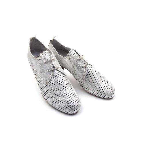 Pantofi dama casual Arginti din piele naturala Chloe Z76/B109-A