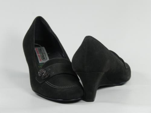 Pantofi dama din piele velur 6046-017 