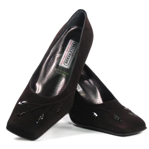 Pantofi dama din piele velur Valleverde 6102-030 