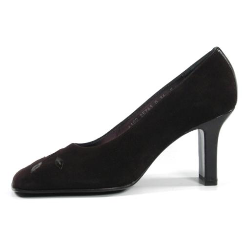 Pantofi dama din piele velur Valleverde 6102-030 