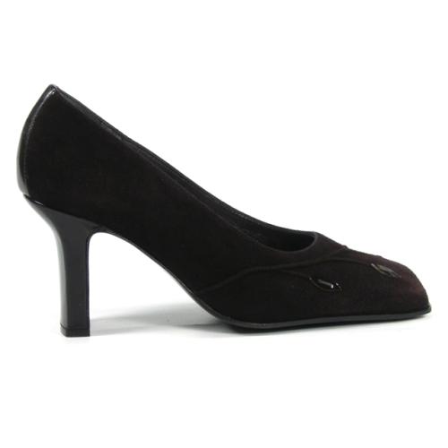 Pantofi dama din piele velur Valleverde 6102-030 