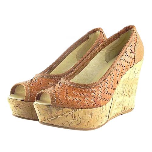 Pantofi decupati Zeppa 0024M 