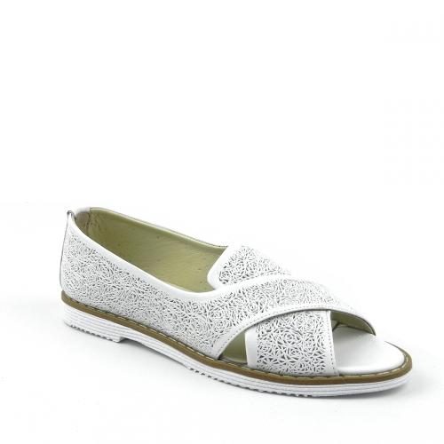 Pantofi dama casual Granisa alb