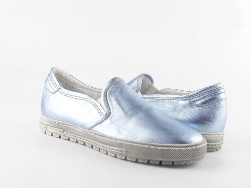 Pantofi dama piele naturala Adela albastru