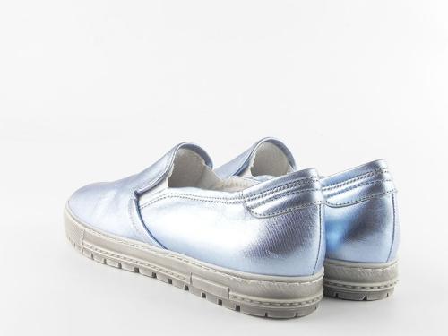 Pantofi dama piele naturala Adela albastru