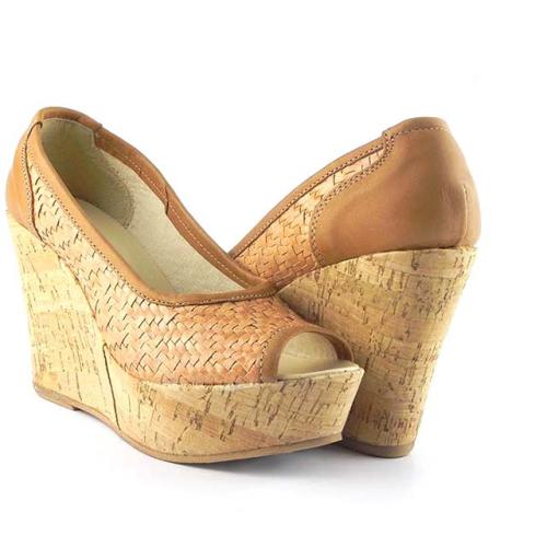 Pantofi decupati Zeppa 0025BM 