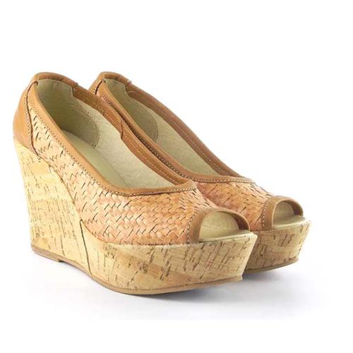 Pantofi decupati Zeppa 0025BM 