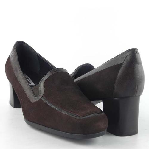 Pantofi din piele intoarsa naturala 5194-004