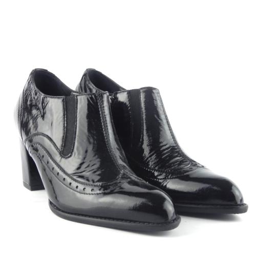 Pantofi din piele lacuita Valleverde 5811-003