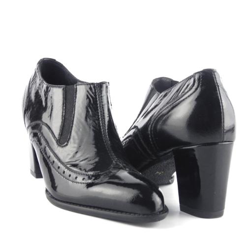 Pantofi din piele lacuita Valleverde 5811-003