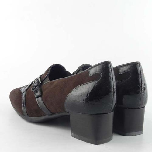 Pantofi din piele naturala intoarsa 5207-991