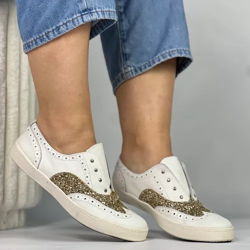 Pantofi dama sport Shine 8459-Alb 