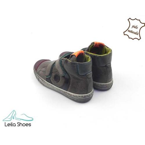 Pantofi sport din piele naturala BAM 587