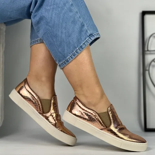 Pantofi dama casual Shine 8456 Bronz 