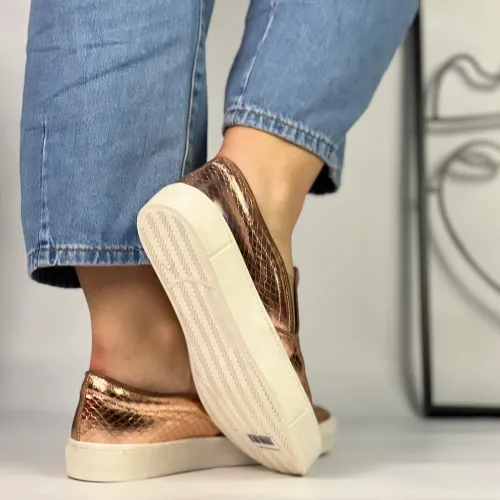 Pantofi dama casual Shine 8456 Bronz 