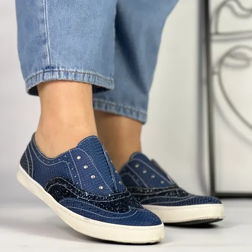 Pantofi dama sport Shine 8459-Blu 