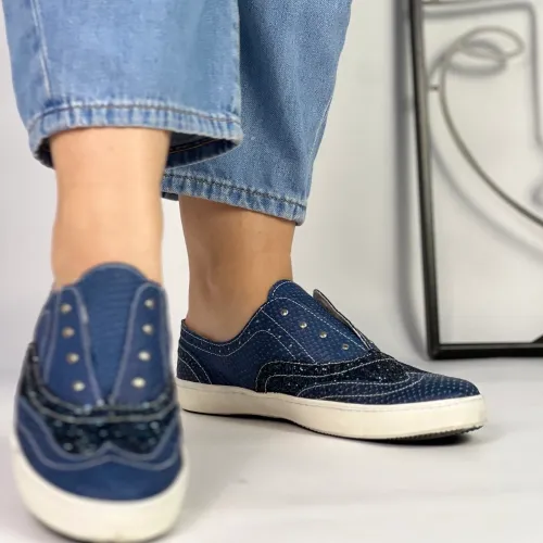Pantofi dama sport Shine 8459-Blu 