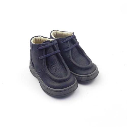 Pantofi unisex casual din piele BOX, BAM 542, bleumarin